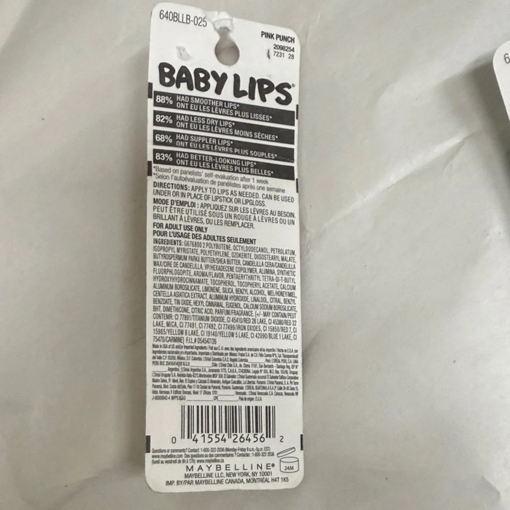 Maybelline Baby Lips Lip Balm - Pink Punch
